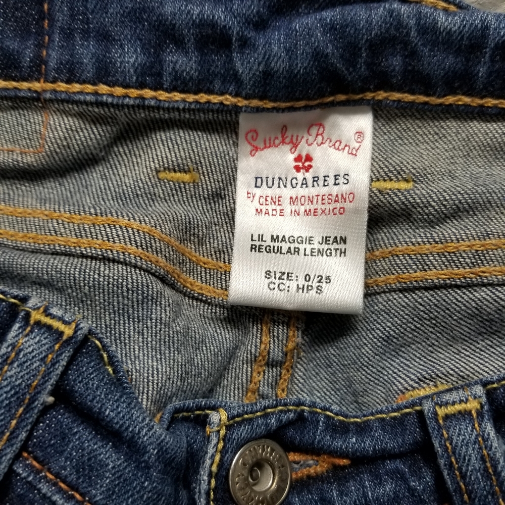 LUCKY BRAND JEANS SIZE 0/25 - Picture 5 of 7